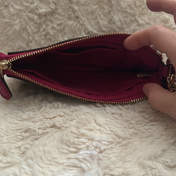 Coach Large Signature Logo Wristlet in Brown/Pink - Picture 2 of 6